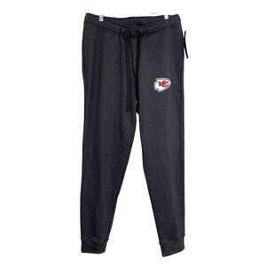 Kansas City Chiefs Jogger Sweatpants NFL Size L Gray Logo Athletic